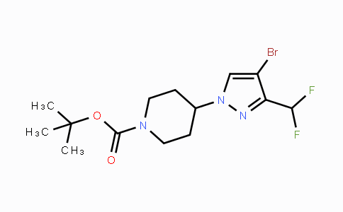 1449117-47-8 | tert-butyl 4-(4-bromo-3-(difluoromethyl)-1H-pyrazol-1-yl)piperidine-1-carboxylate