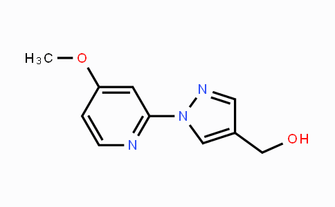 CAS No. 1449117-64-9, (1-(4-methoxypyridin-2-yl)-1H-pyrazol-4-yl)methanol