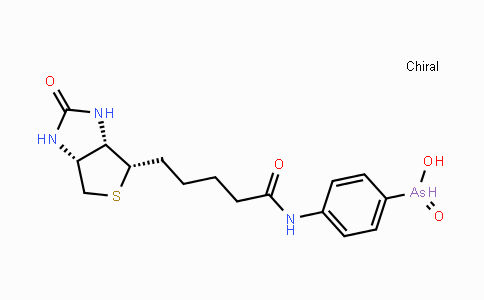 CAS No. 212391-23-6, (4-(5-((3aS,4S,6aR)-2-oxohexahydro-1H-thieno[3,4-d]imidazol-4-yl)pentanamido)phenyl)arsinic acid