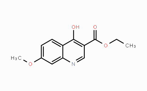 CAS No. 63463-15-0, ethyl 4-hydroxy-7-methoxyquinoline-3-carboxylate
