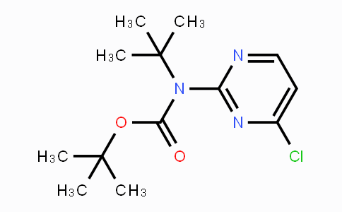 CAS No. 1464788-84-8, di-tert-butyl (4-chloropyrimidin-2-yl)carbamate
