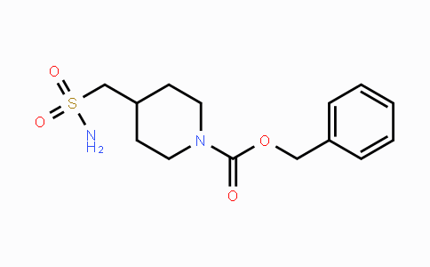 CAS No. 1585225-95-1, benzyl 4-(sulfamoylmethyl)piperidine-1-carboxylate