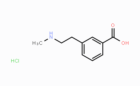 CAS No. 1624261-14-8, 3-(2-(methylamino)ethyl)benzoic acid hydrochloride