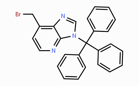 CAS No. 618900-48-4, 7-(bromomethyl)-3-trityl-3H-imidazo[4,5-b]pyridine