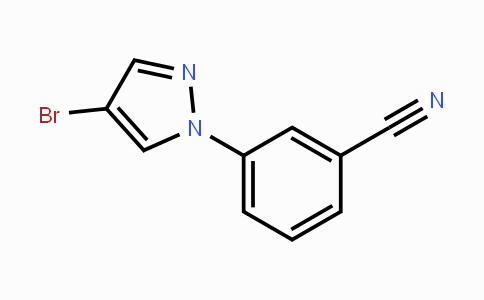 CAS No. 546142-07-8, 3-(4-bromo-1H-pyrazol-1-yl)benzonitrile