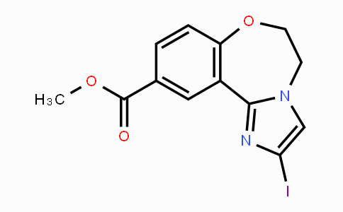 CAS No. 1282516-44-2, Imidazo[1,2-d][1,4]benzoxazepine-10-carboxylic acid, 5,6-dihydro-2-iodo-, methyl ester