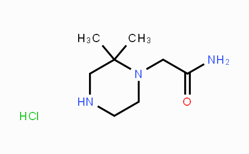 CAS No. 1148003-49-9, 2-(2,2-Dimethylpiperazin-1-yl)acetamide hydrochloride