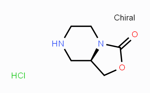 CAS No. 1212327-95-1, (R)-Hexahydro-oxazolo[3,4-a]pyrazin-3-one hydrochloride
