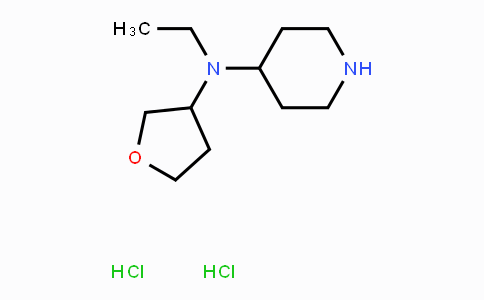 CAS No. 1439823-16-1, N-Ethyl-N-(tetrahydrofuran-3-yl)piperidin-4-amine dihydrochloride
