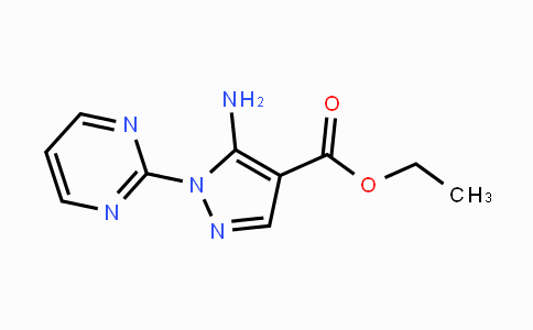 CAS No. 91129-95-2, ethyl 5-amino-1-(pyrimidin-2-yl)-1H-pyrazole-4-carboxylate