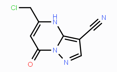 CAS No. 329213-60-7, 5-(Chloromethyl)-4,7-dihydro-7-oxo-pyrazolo[1,5-a]pyrimidine-3-carbonitrile