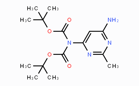 CAS No. 1364663-30-8, Di-tert-butyl (6-amino-2-methylpyrimidin-4-yl)carbamate