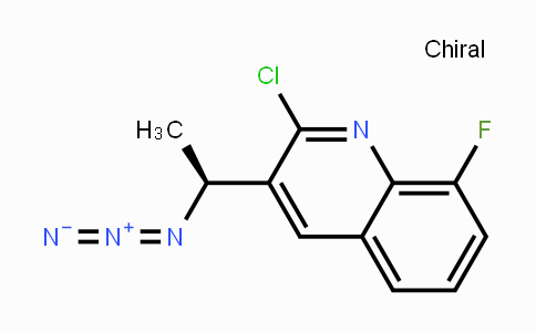 CAS No. 1065481-28-8, (S)-3-(1-Azidoethyl)-2-chloro-8-fluoroquinoline