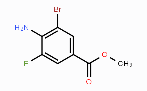 CAS No. 1123171-91-4, Methyl 4-amino-3-bromo-5-fluorobenzoate