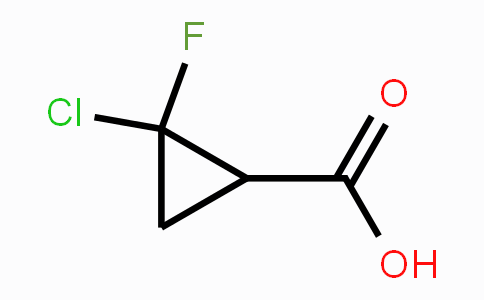 CAS No. 137081-42-6, 2-chloro-2-fluorocyclopropanecarboxylic acid