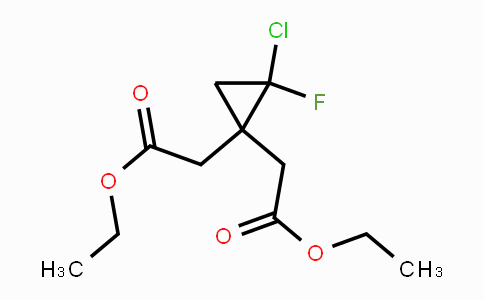 1624261-17-1 | diethyl 2,2'-(2-chloro-2-fluorocyclopropane-1,1-diyl)diacetate