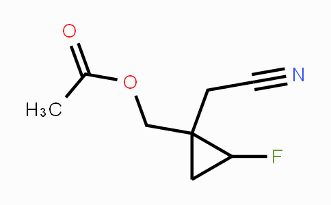 CAS No. 1624262-23-2, (1-(cyanomethyl)-2-fluorocyclopropyl)methyl acetate