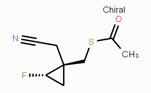 CAS No. 1624262-24-3, S-(((1S,2S)-1-(cyanomethyl)-2-fluorocyclopropyl)methyl) ethanethioate