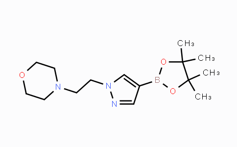 CAS No. 864754-18-7, 4-(2-(4-(4,4,5,5-tetramethyl-1,3,2-dioxaborolan-2-yl)-1H-pyrazol-1-yl)ethyl)morpholine