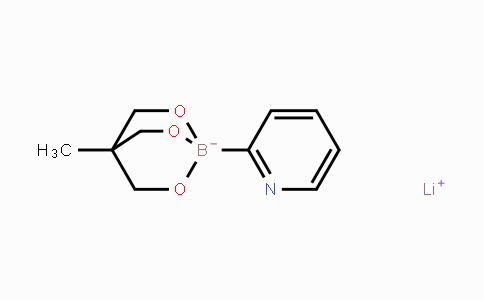 CAS No. 1014717-10-2, lithium 4-methyl-1-(pyridin-2-yl)-2,6,7-trioxa-1-borabicyclo[2.2.2]octan-1-uide