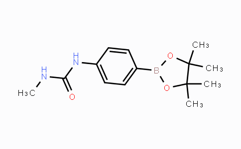 CAS No. 874290-99-0, 1-methyl-3-(4-(4,4,5,5-tetramethyl-1,3,2-dioxaborolan-2-yl)phenyl)urea