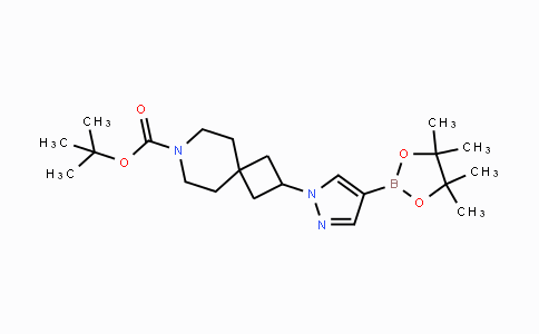 tert-butyl 2-(4-(4,4,5,5-tetramethyl-1,3,2-dioxaborolan-2-yl)-1H-pyrazol-1-yl)-7-azaspiro[3.5]nonane-7-carboxylate