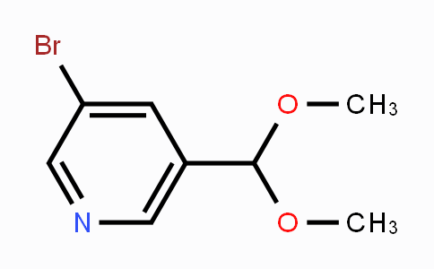 CAS No. 163163-79-9, 3-Bromo-5-(dimethoxymethyl)pyridine