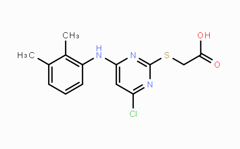 MC425385 | 50892-23-4 | [4-クロロ-6-(2,3-キシリジノ)-2-ピリミジニルチオ]酢酸