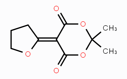 CAS No. 145122-43-6, 2,2-Dimethyl-5-(oxolan-2-ylidene)-1,3-dioxane-4,6-dione