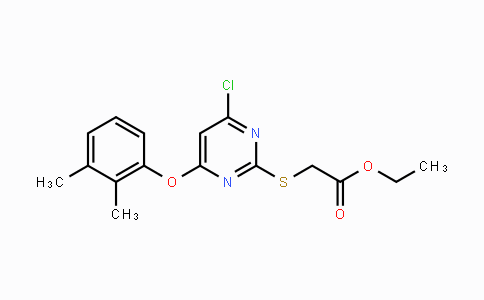 91759-33-0 | Ethyl ((4-chloro-6-((2,3-dimethylphenyl)oxy)-2-pyrimidinyl)thio)acetate