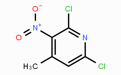 CAS No. 60010-03-9, 2,6-Dichloro-4-methyl-3-nitropyridine