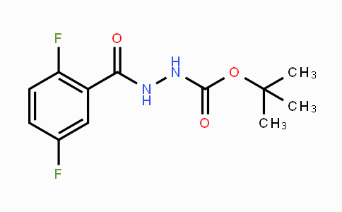 CAS No. 1079843-62-1, tert-Butyl 2-(2,5-difluorobenzoyl)hydrazinecarboxylate