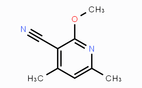 CAS No. 65515-39-1, 2-Methoxy-4,6-dimethylpyridine-3-carbonitrile