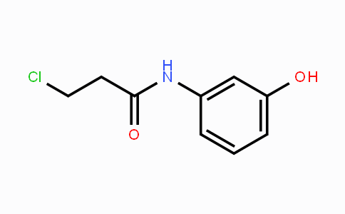 CAS No. 50297-40-0, 3-Chloro-N-(3-hydroxyphenyl)propanamide