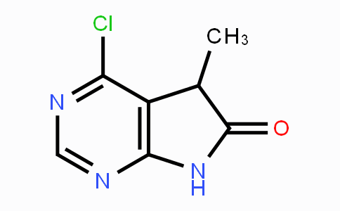 CAS No. 1226804-06-3, 4-Chloro-5-methyl-5H-pyrrolo[2,3-d]pyrimidin-6(7H)-one