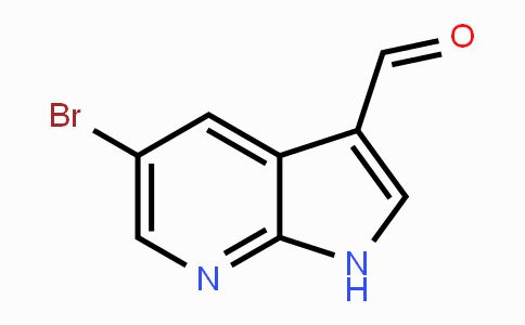 CAS No. 757978-33-9, 5-Bromo-1H-pyrrolo[2,3-b]pyridine-3-carbaldehyde