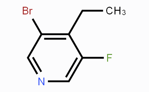 CAS No. 1374655-69-2, 3-Bromo-4-ethyl-5-fluoropyridine