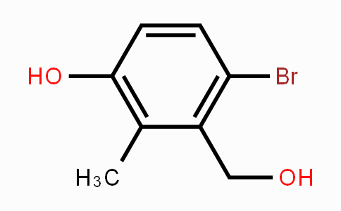 CAS No. 1255206-72-4, 4-Bromo-3-(hydroxymethyl)-2-methylphenol
