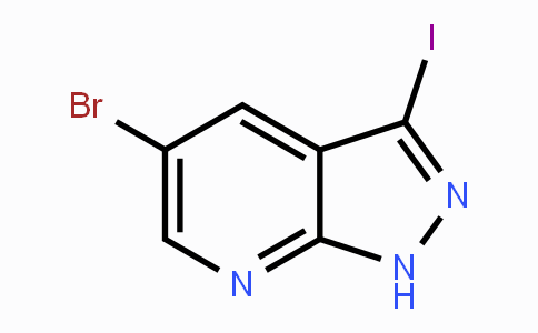 CAS No. 875781-18-3, 5-Bromo-3-iodo-1H-pyrazolo[3,4-b]pyridine