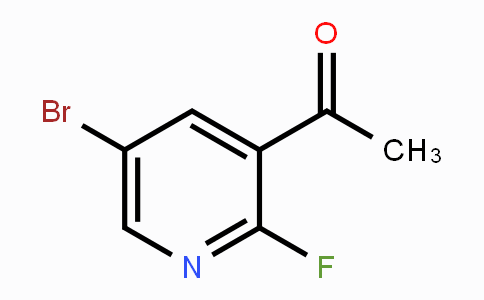 CAS No. 1111637-74-1, 1-(5-Bromo-2-fluoropyridin-3-yl)ethanone
