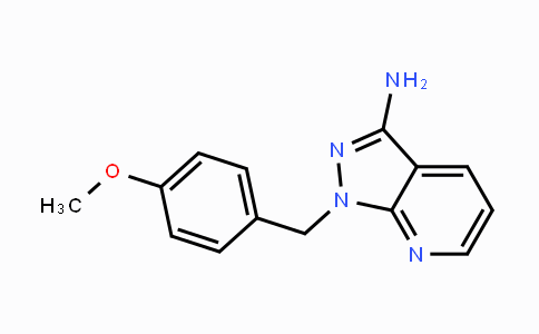 CAS No. 1968547-14-9, 1-[(4-Methoxyphenyl)methyl]-1H-pyrazolo[3,4-b]pyridin-3-amine