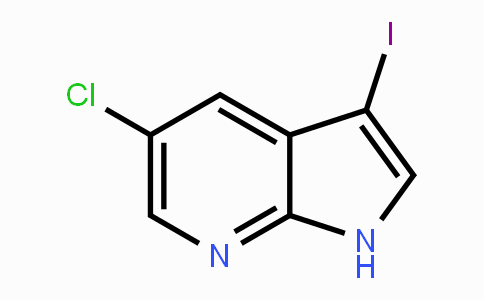 CAS No. 900514-08-1, 5-Chloro-3-iodo-1H-pyrrolo[2,3-b]pyridine