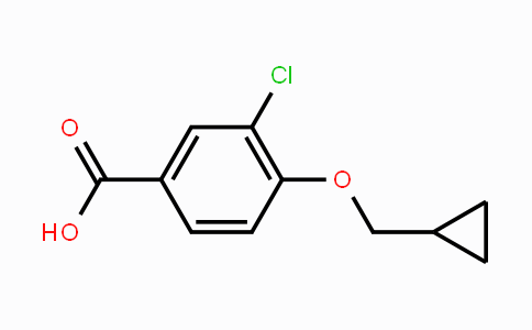 CAS No. 856165-89-4, Benzoic acid, 3-chloro-4-(cyclopropylmethoxy)-