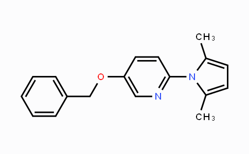 CAS No. 1083329-33-2, 5-(Benzyloxy)-2-(2,5-dimethyl-1H-pyrrol-1-yl)pyridine