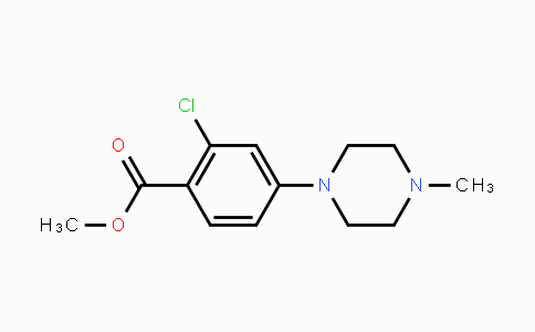 CAS No. 1059705-62-2, Methyl 2-chloro-4-(4-methyl-1-piperazinyl)benzoate