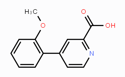 CAS No. 1255638-35-7, 4-(2-Methoxyphenyl)pyridine-2-carboxylic acid