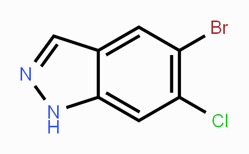 CAS No. 1260382-77-1, 5-Bromo-6-chloro-1H-indazole