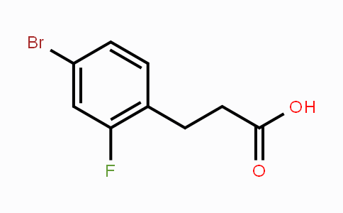 CAS No. 134057-95-7, 3-(4-Bromo-2-fluorophenyl)propanoic acid