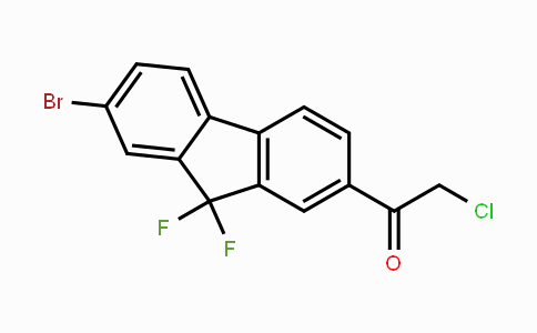 CAS No. 1378387-81-5, 1-(7-Bromo-9,9-difluoro-9H-fluoren-2-yl)-2-chloroethanone