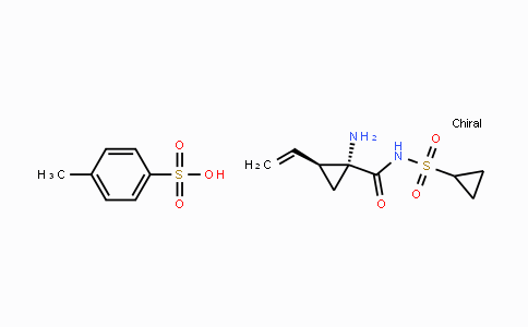 CAS No. 1028252-16-5, (1R,2S)-1-氨基-N-(环丙基磺酰基)-2-乙烯基环丙烷甲酰胺对甲苯磺酸盐
